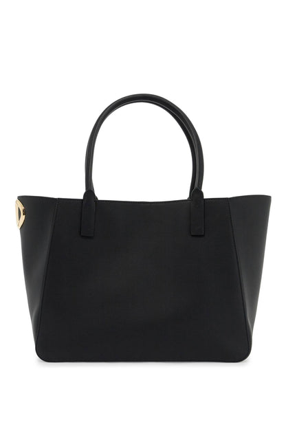 nappa calfskin vlogo side tote bag