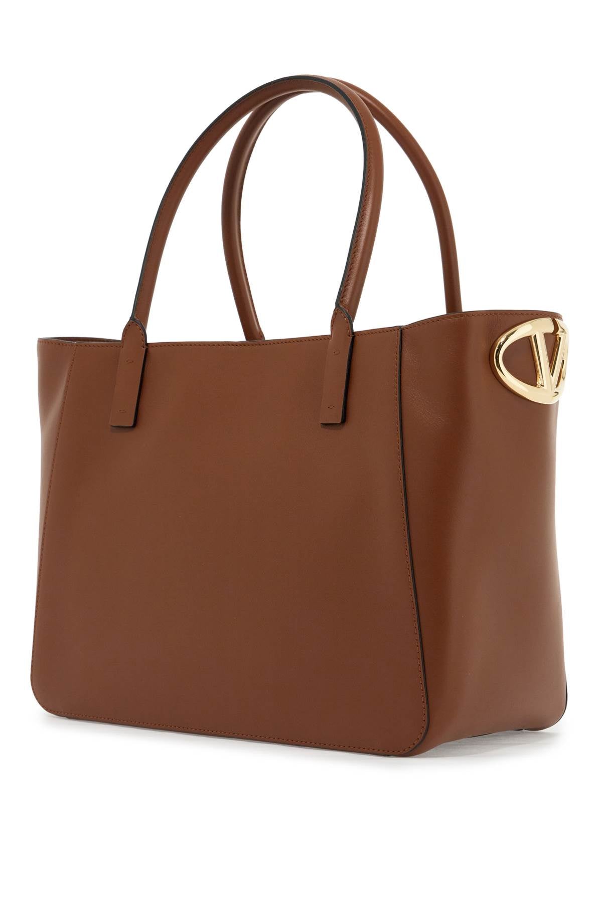 nappa calfskin vlogo side tote bag