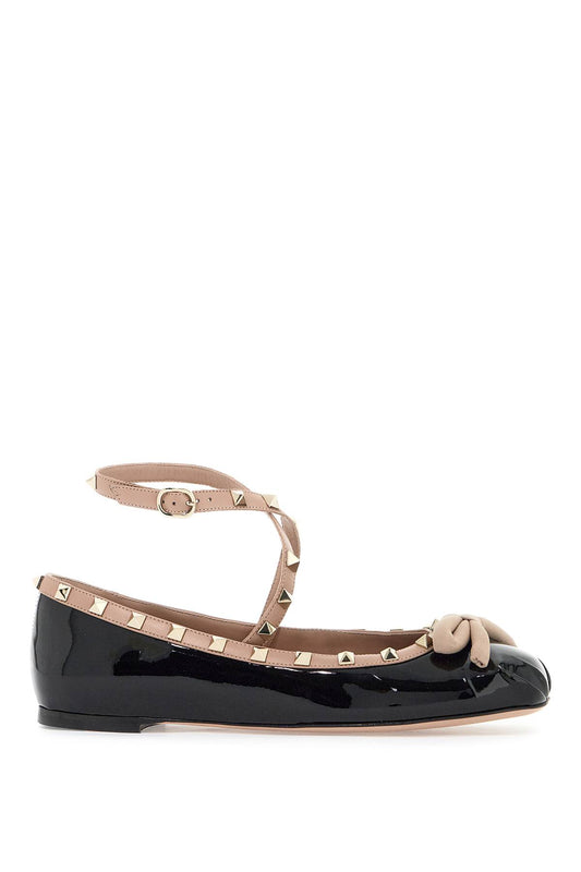 'rockstud patent leather ball