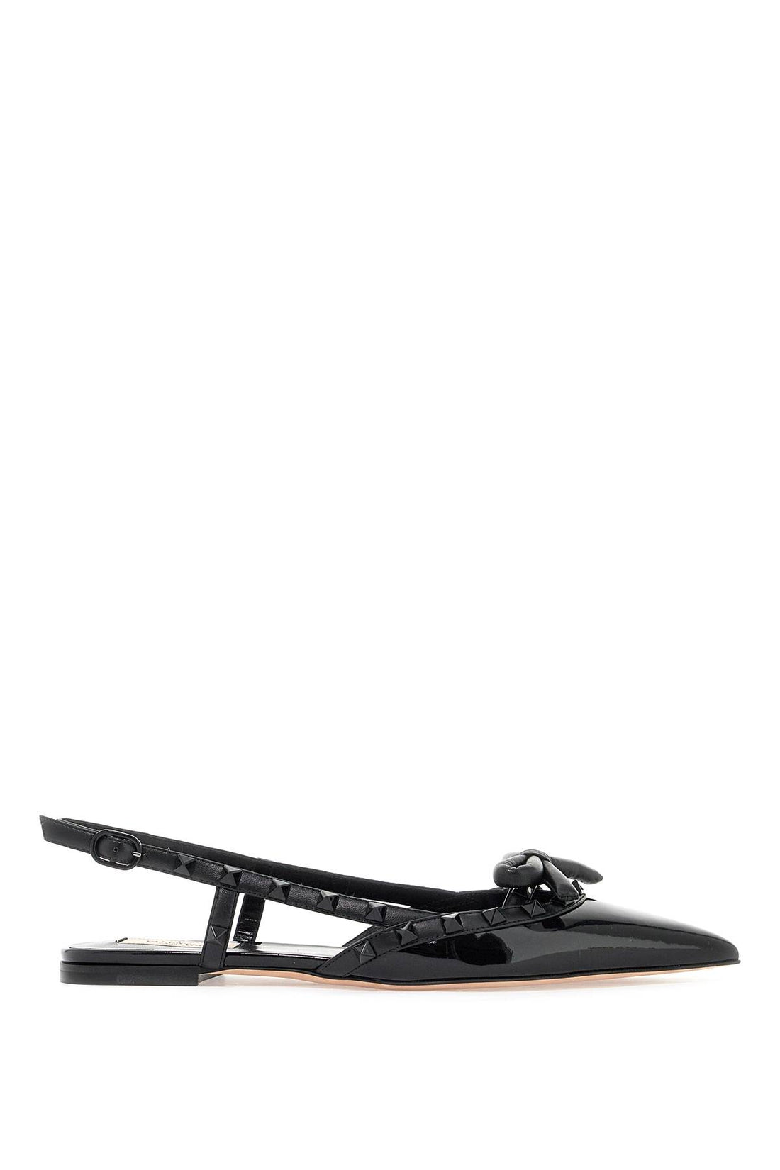 rockstud bow slingback