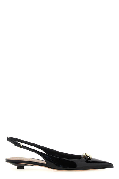 vlogo moon leather slingbacks
