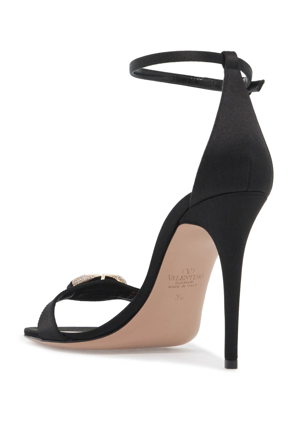 vlogo signature satin sandals