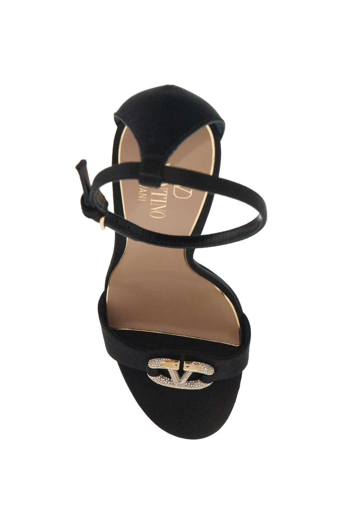 vlogo signature satin sandals