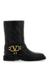 vlogo signature leather biker boots