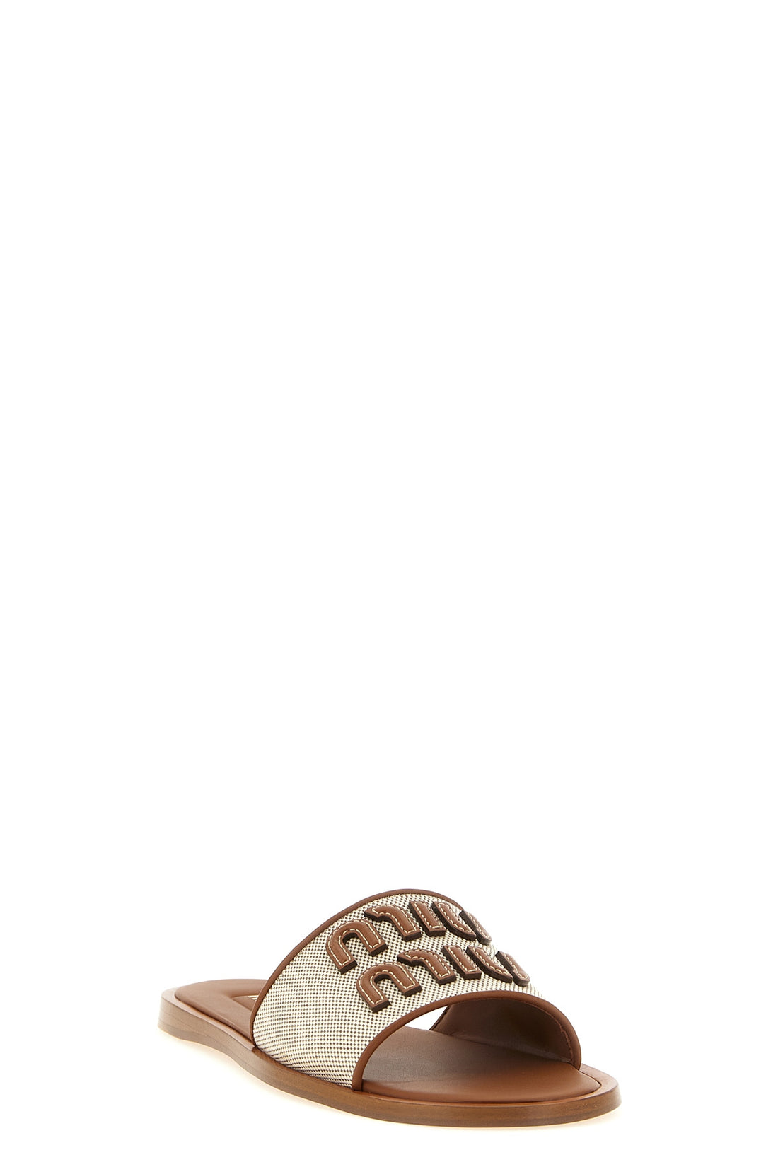 MIU MIU 36.5 leather slides