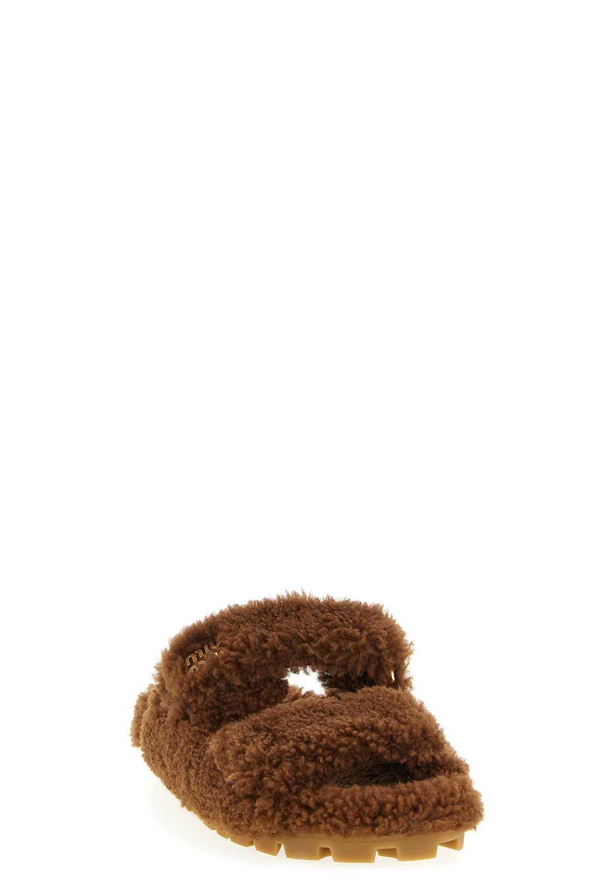 shearling sandals