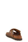 miu miu cognac-colored calf leather sandals redefine the concept of summer footw
