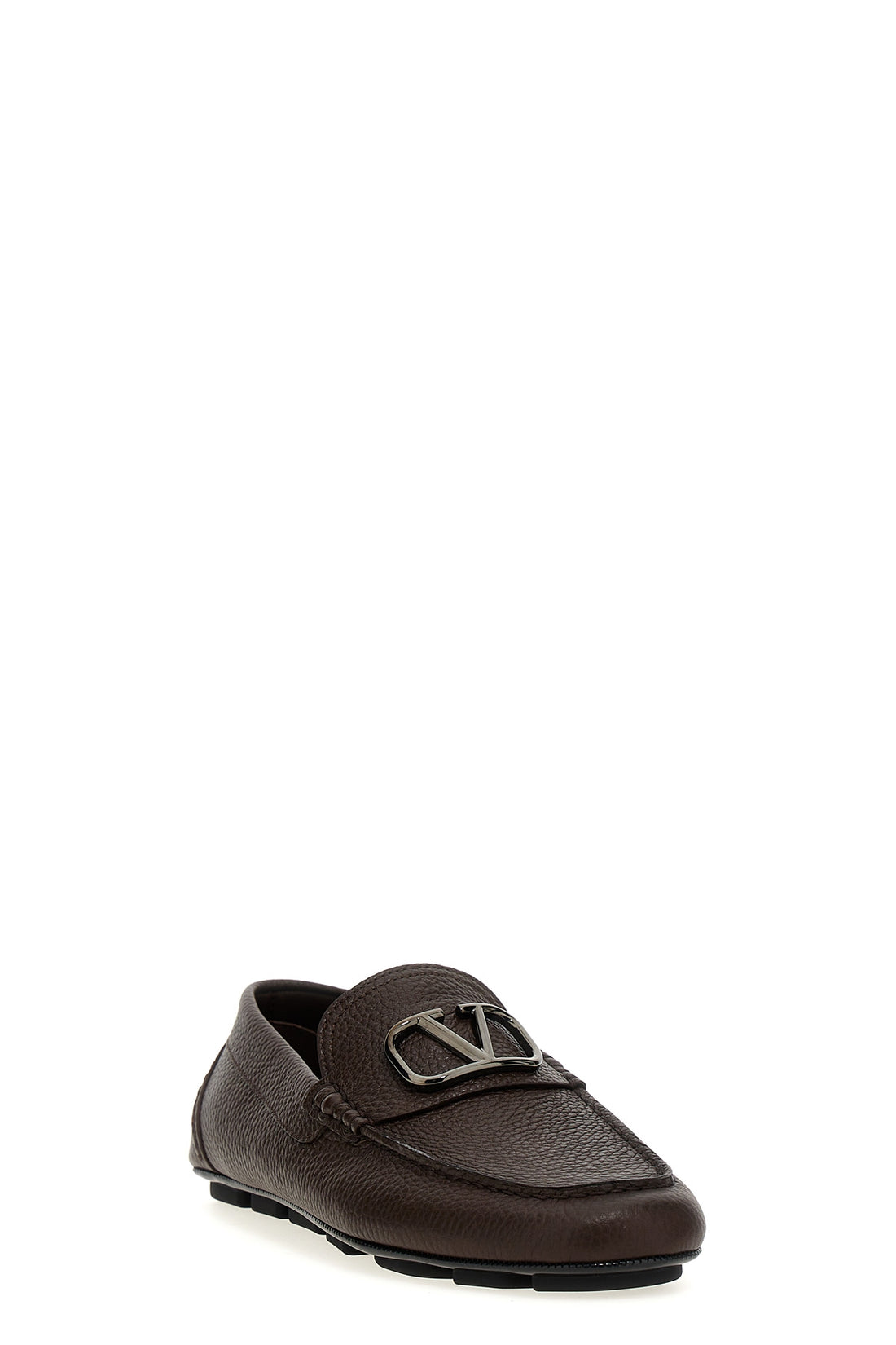 VALENTINO GARAVANI 39 garnet leather loafers