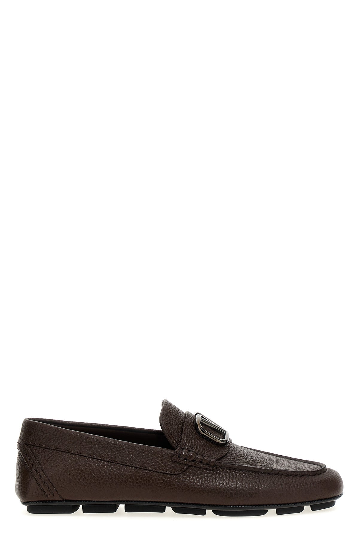 garnet leather loafers