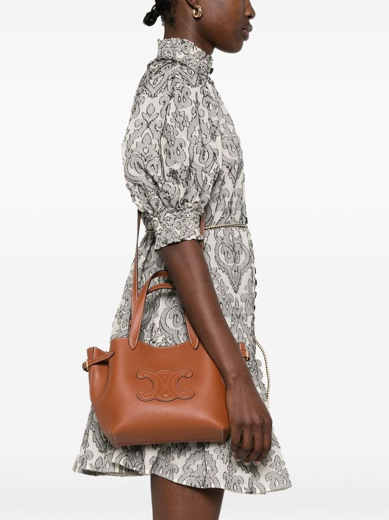 Anais Mini Cabas Triomphe Leather Tote