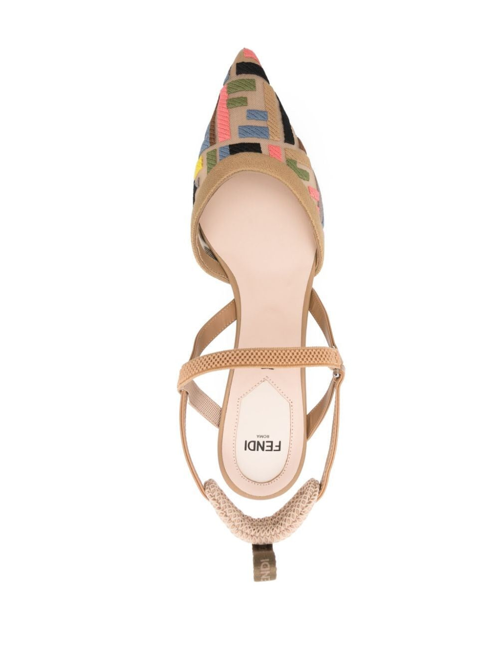 colibrì lite multicolour mesh slingback