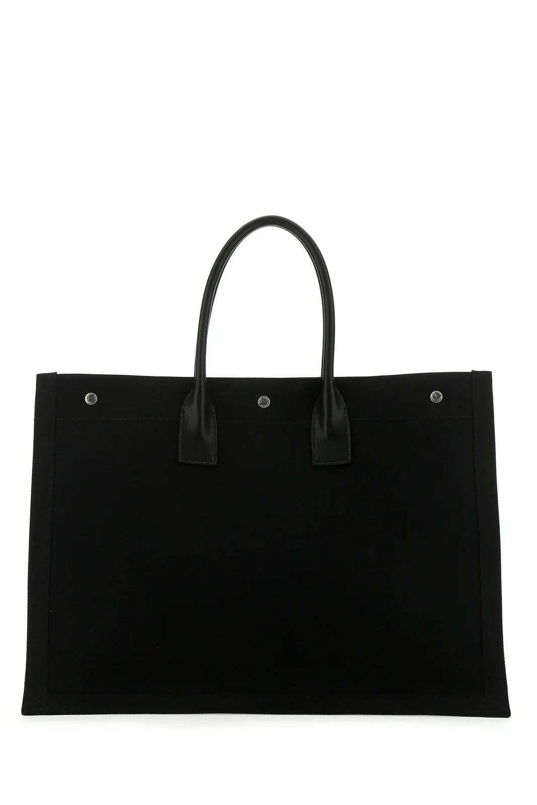 Rive Gauche Black Canvas Tote