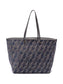 roll large reversible shopper bag in chenille