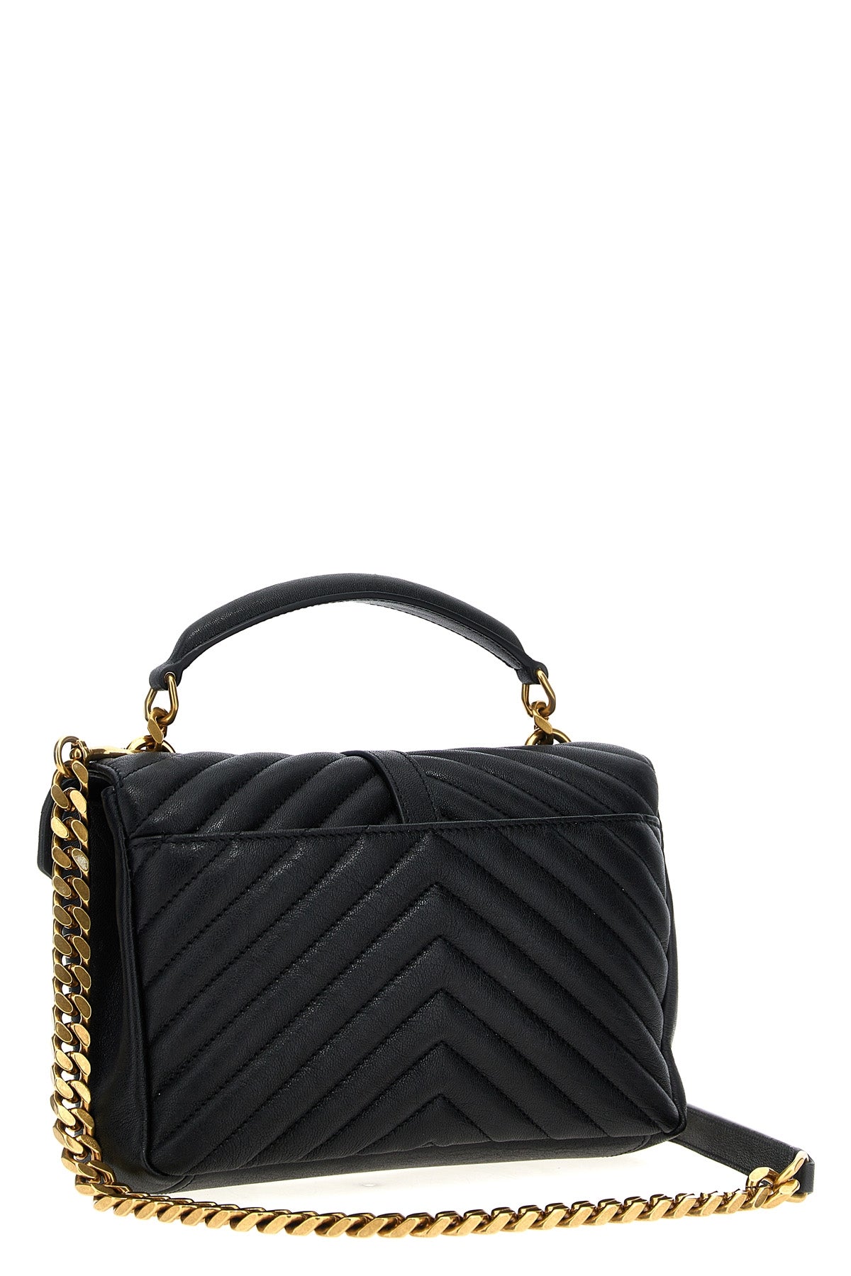 quilted leather medium college shoulder bag