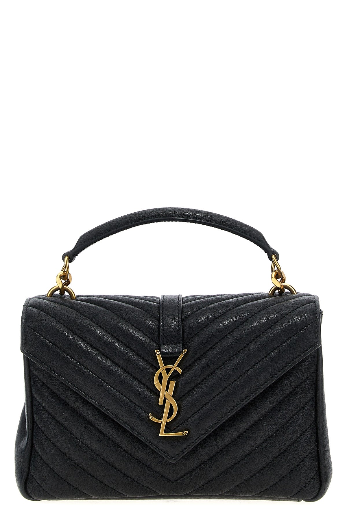 quilted leather medium college shoulder bag