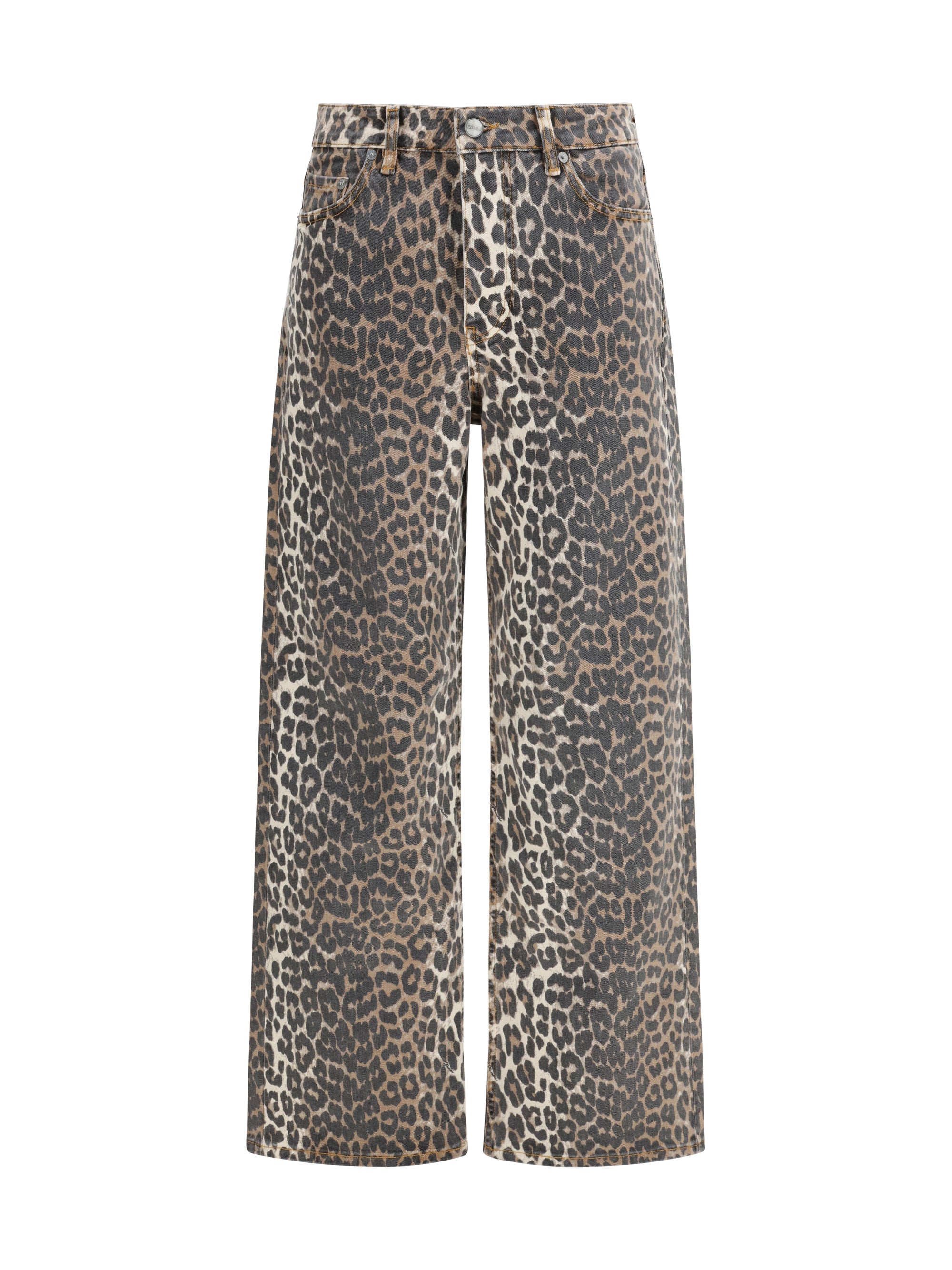 animal print jeans