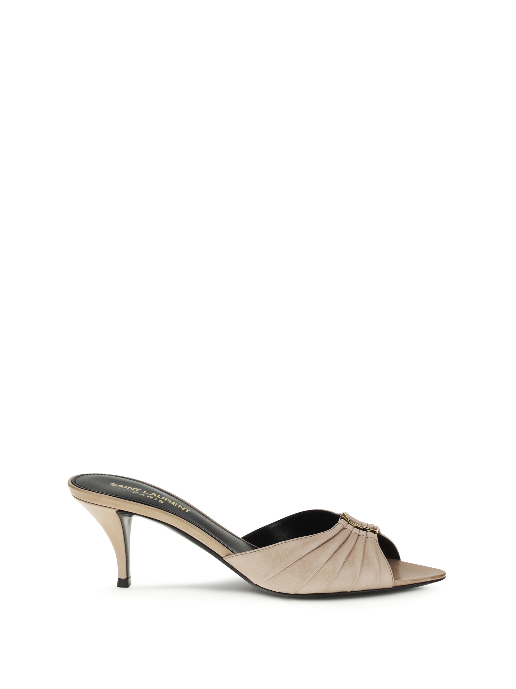 leather babylone mules