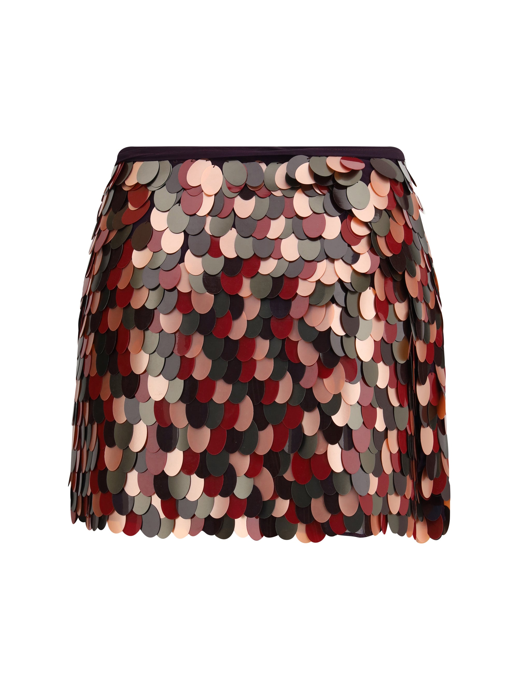 DRIES VAN NOTEN 38 maxi sequined miniskirt