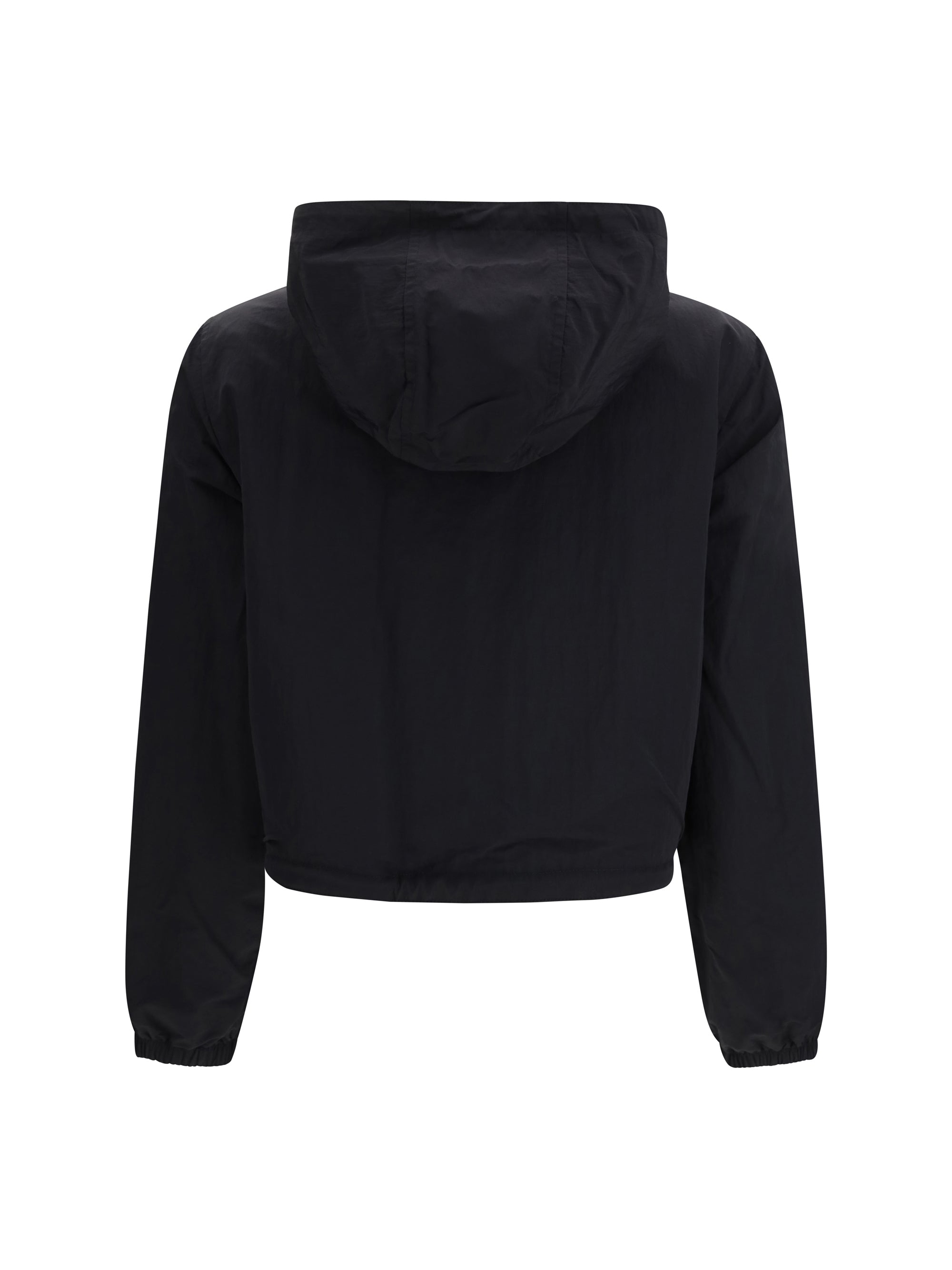 reversible cropped check jacket