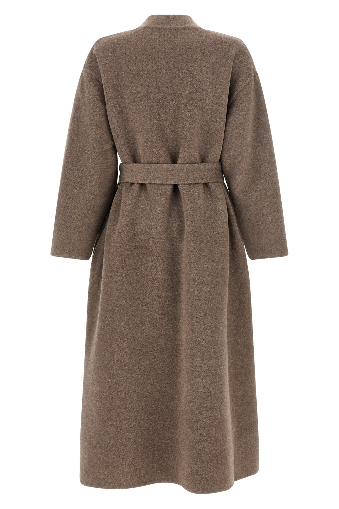 CO M-L the coat of co defines a relaxed dressing gown silhouette through a sartorial co