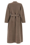 the coat of co defines a relaxed dressing gown silhouette through a sartorial co
