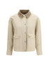 BRUNELLO CUCINELLI 44 cotton-linen canvas jacket 