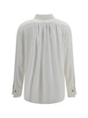 silk shirt with back gathering