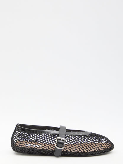 ALAIA 38 mesh flat ballerinas 