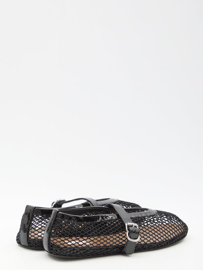 ALAIA 38 mesh flat ballerinas 