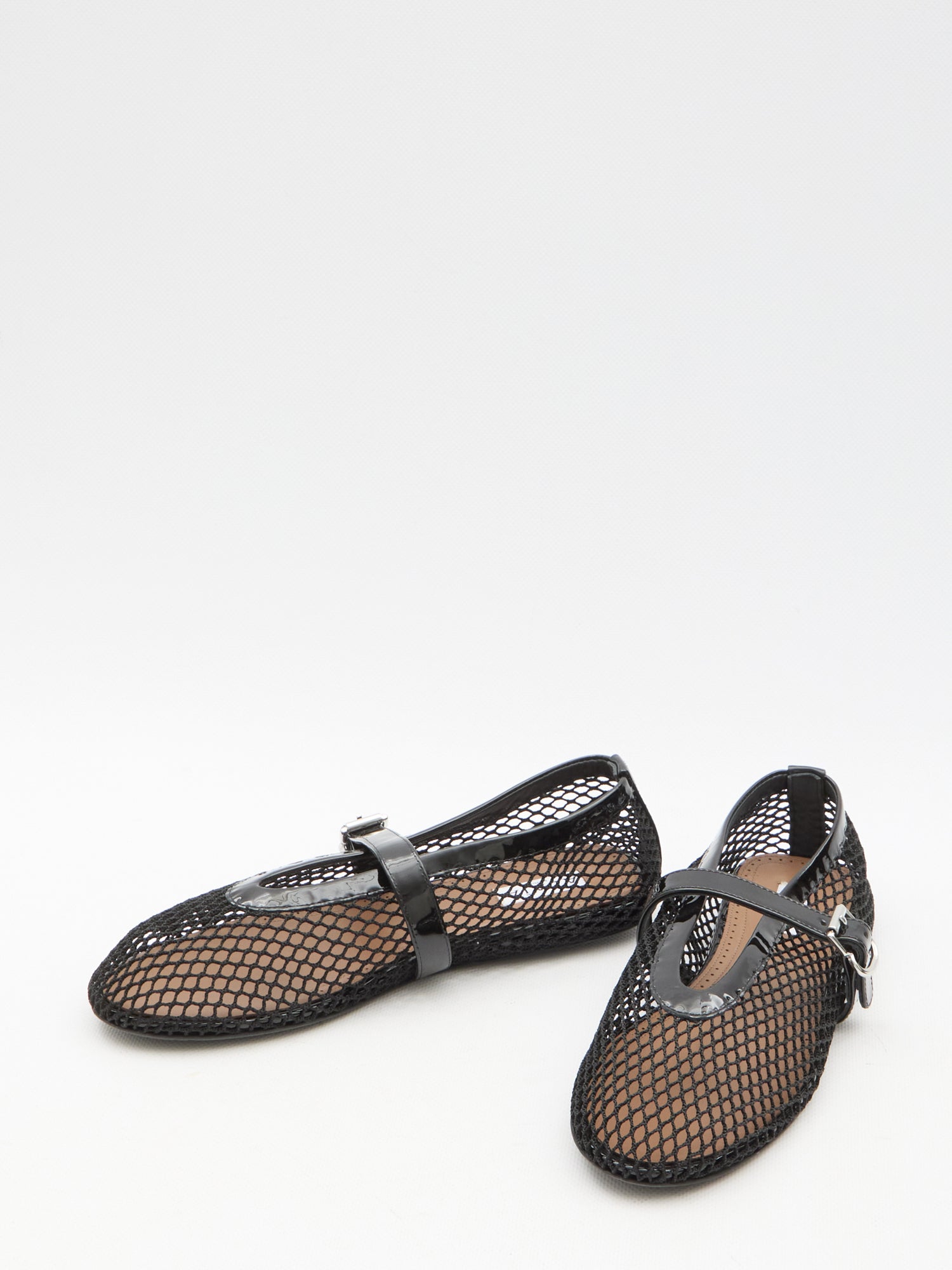ALAIA 38 mesh flat ballerinas 