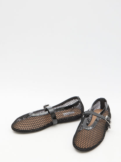 ALAIA 38 mesh flat ballerinas 