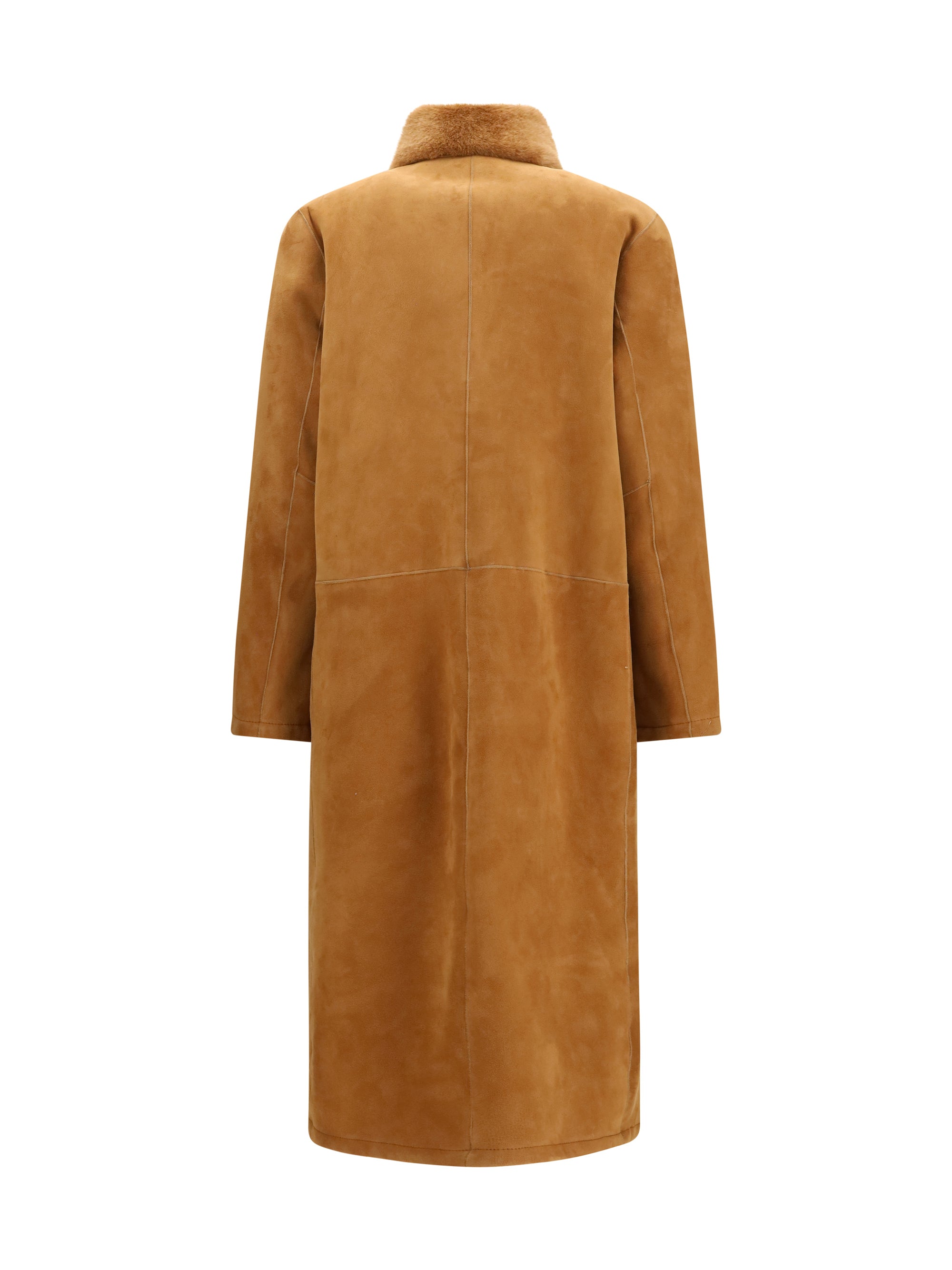 leather shearling coat