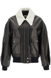 leather shellar jacket