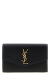grain de poudre royal leather clutch bag