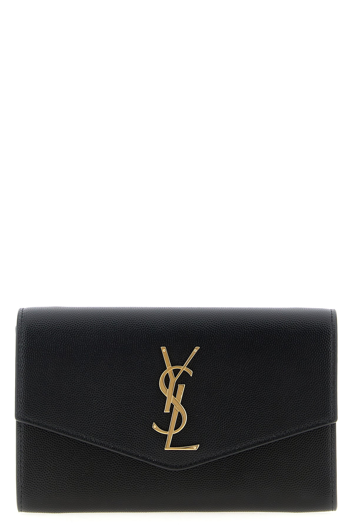 grain de poudre royal leather clutch bag