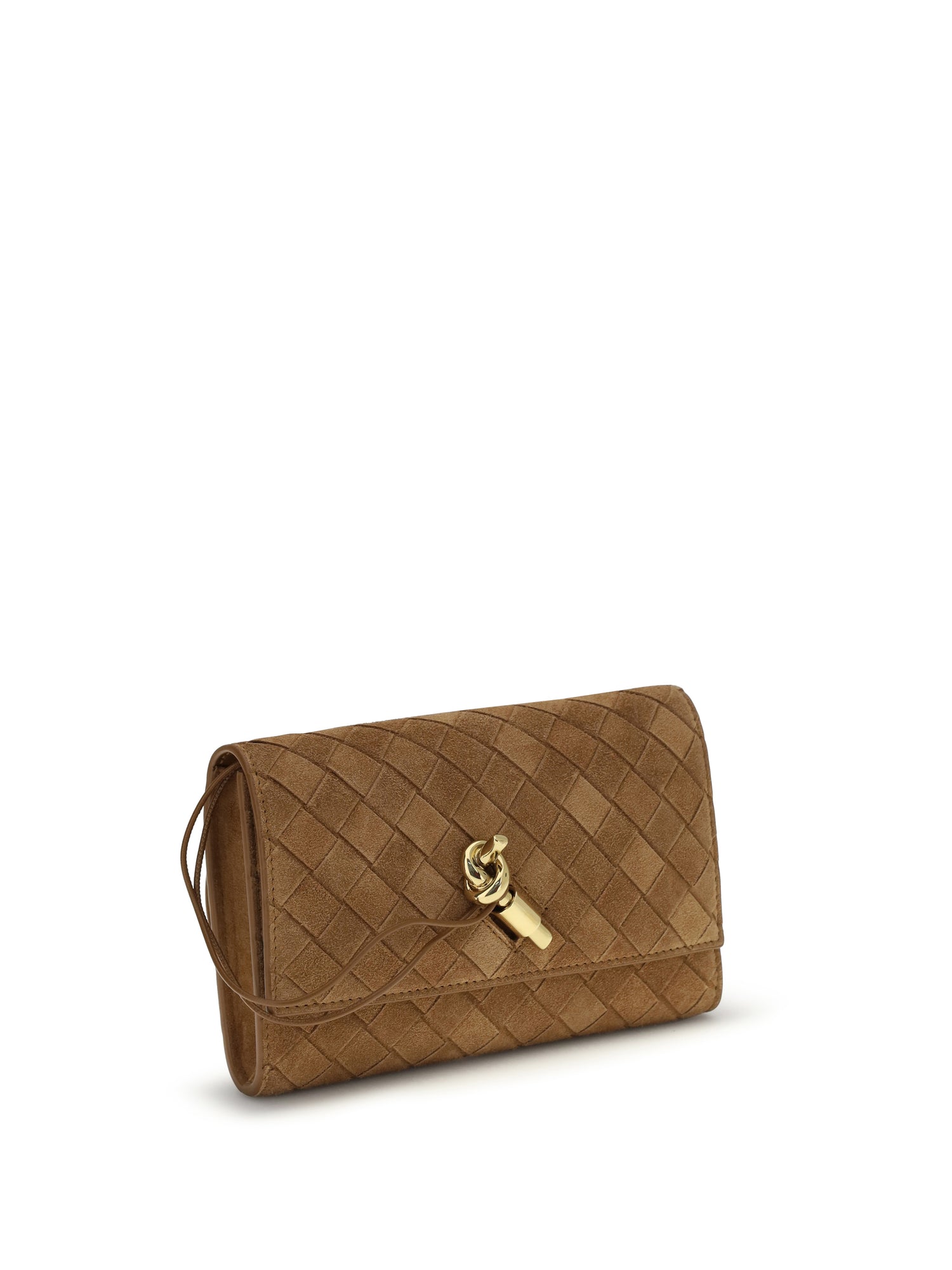 BOTTEGA VENETA OS andiamo clutch with shoulder strap