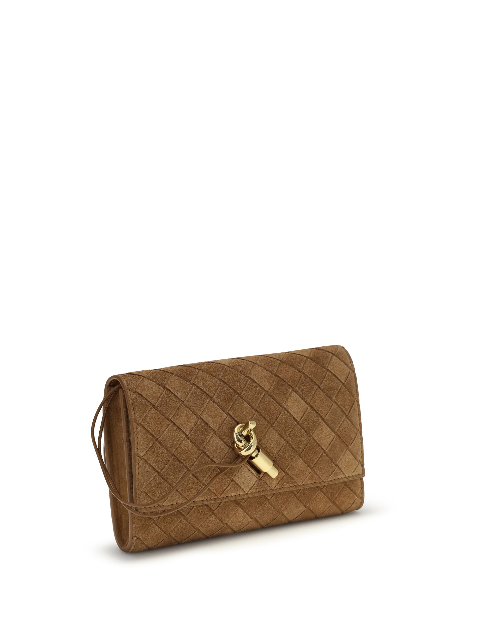 BOTTEGA VENETA OS andiamo clutch with shoulder strap