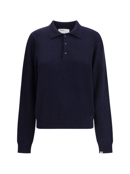 EXTREME CASHMERE OS cashmere polo-neck sweater n°223 be for