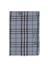 knight check wool and silk scarf
