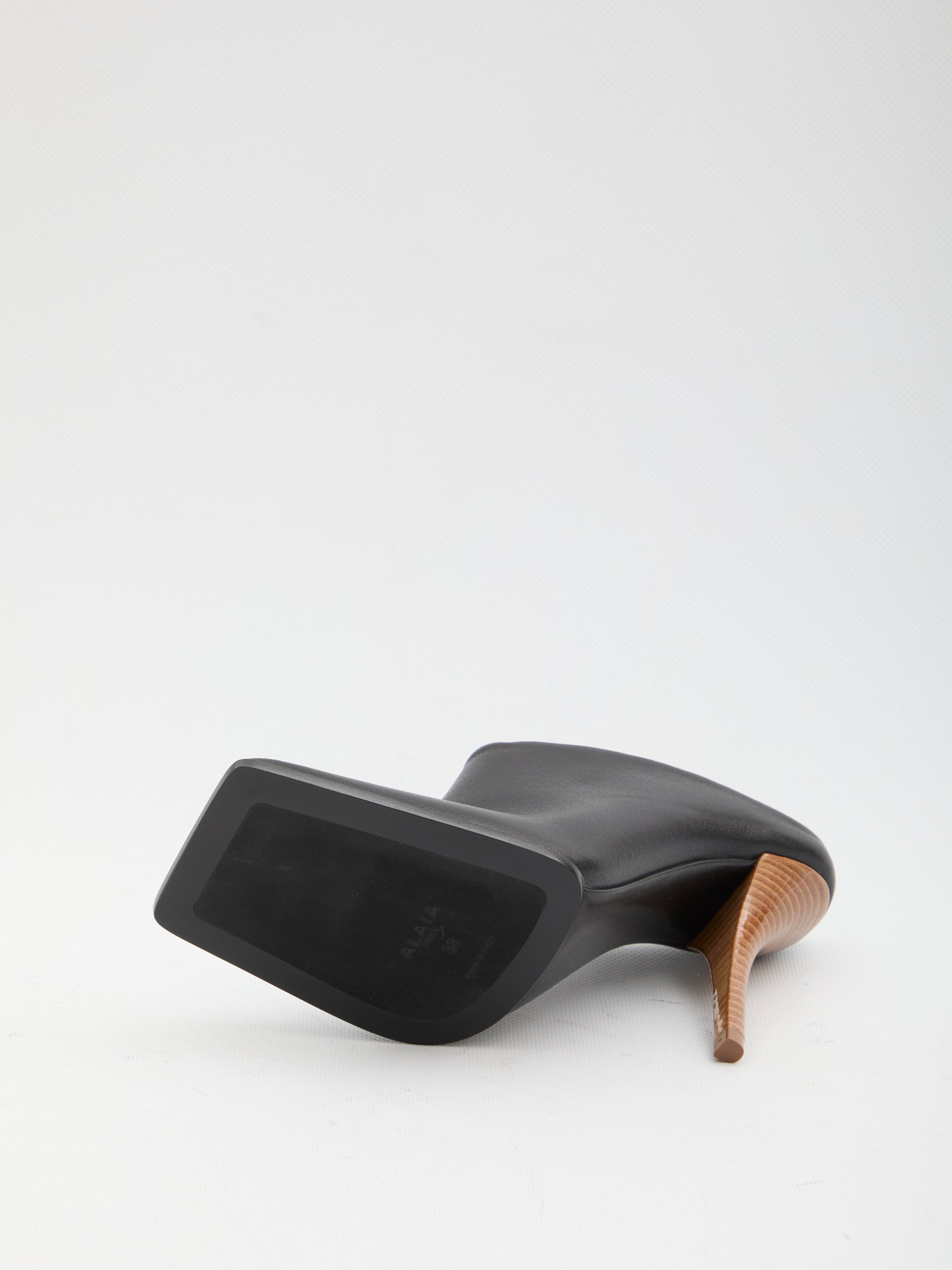 ALAIA 36 square-toe mules