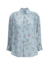 BOTTEGA VENETA 40 silk floral shirt