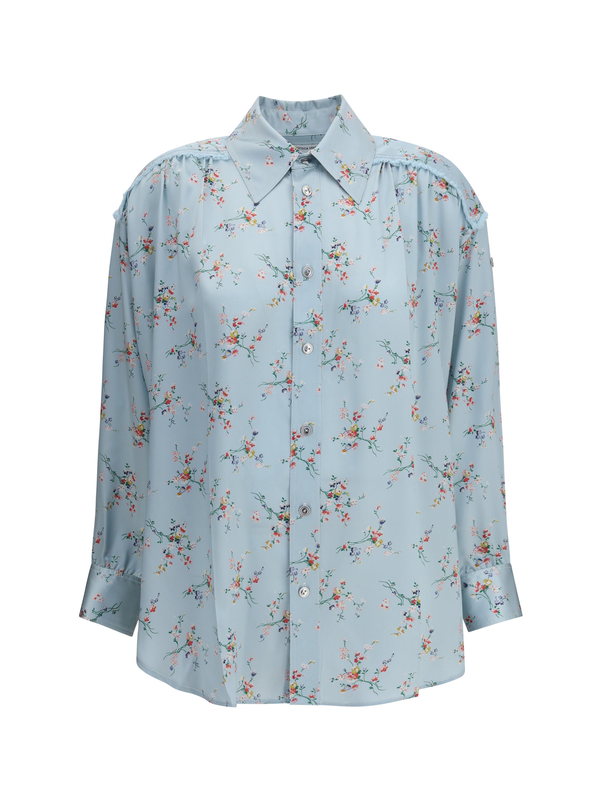 BOTTEGA VENETA 40 silk floral shirt