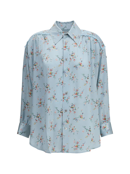 BOTTEGA VENETA 40 silk floral shirt