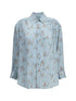 BOTTEGA VENETA 40 silk floral shirt