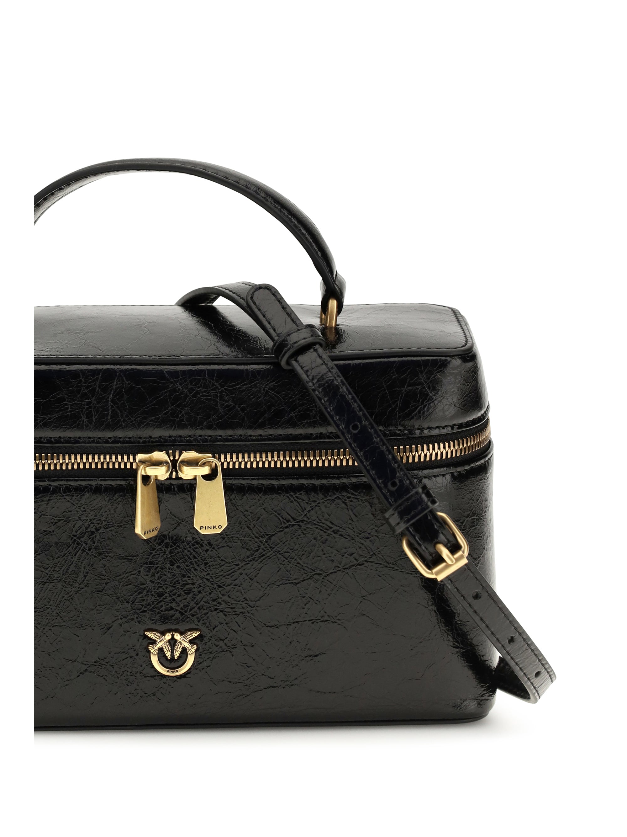 classic leather beauty case