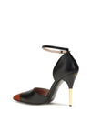 sinead d’orsay kid leather and suede pumps