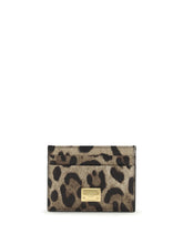 DOLCE & GABBANA OS animal print card holder