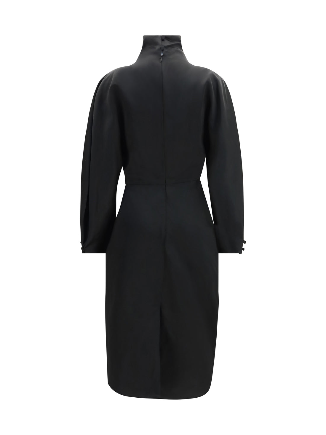KHAITE 4 harlin draped ramie-blend satin dress