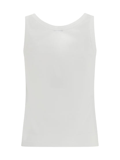 VERSACE 38 tank top in cotton rib stretch