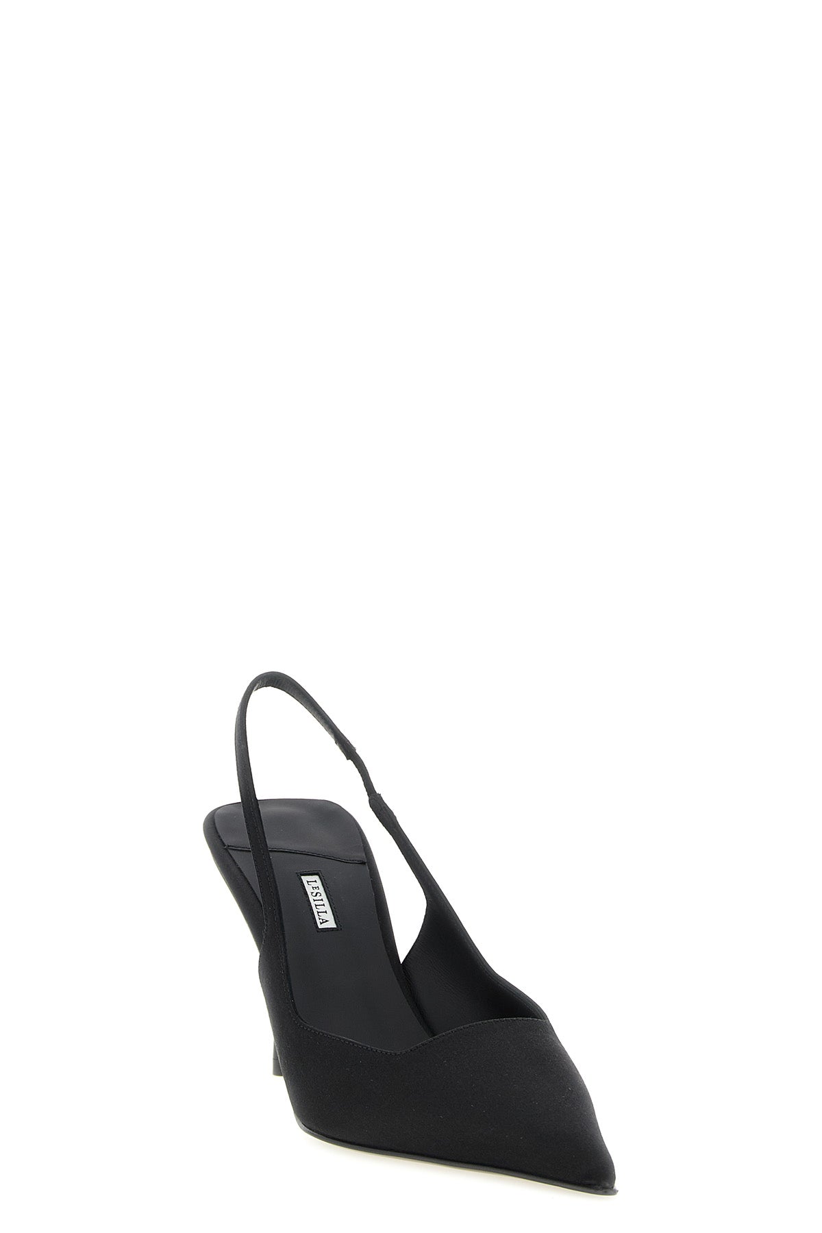 le silla amelia slingbacks define a new footwear geometry through a sharp and